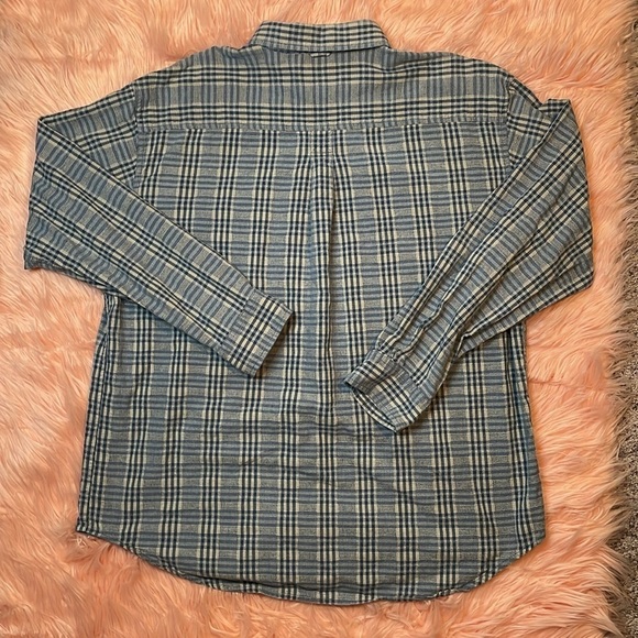 Timberland Men’s Blue Button Long Sleeve Size XL - Picture 5 of 6
